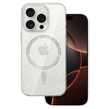 Apple iPhone 16 Pro Max Glitter Mag MagSafe - Sudraba