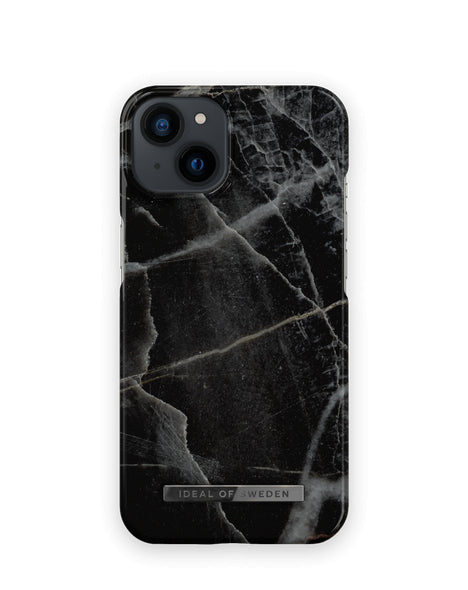 Viedtālruņa aizmugurējais vāciņš Apple iPhone 15 Pro Black Thunder Marble - Melna pelēka ar dizainu