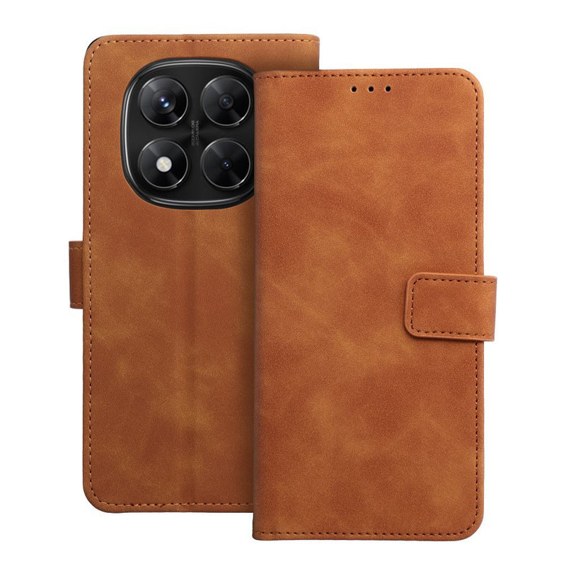Viedtālruņa atveramais maciņš Xiaomi Redmi Note 14 Pro 4G Tender - Brūna