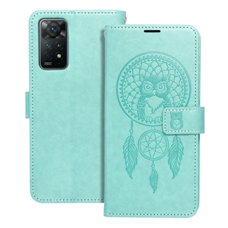 Viedtālruņa atveramais maciņš Xiaomi Redmi Note 11s Mezzo Book Drch - Zaļa
