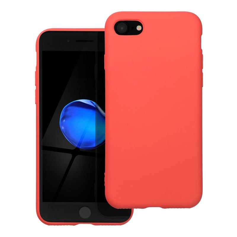 Viedtālruņa aizmugurējais vāciņš Apple iPhone SE 20 Silicone Case - Oranža