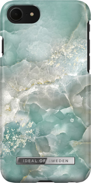 Viedtālruņa aizmugurējais vāciņš Apple iPhone SE 20 Azura Marble - Tirkīzzila piparmētru ar dizainu