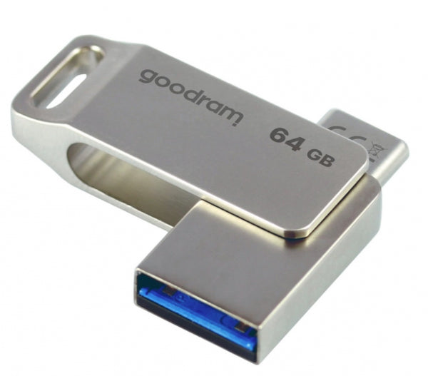 Ārējā atmiņa Goodram Flash Drive 64 64GB USB 3.2 USB-C USB-A