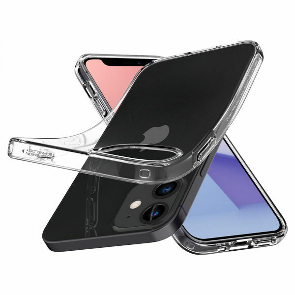 Viedtālruņa aizmugurējais vāciņš Apple iPhone 12 Mini Liquid Crystal - Caurspīdīga