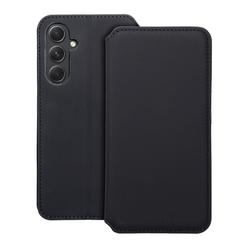 Viedtālruņa atveramais maciņš Samsung Galaxy A54 Dual Pocket Book - Melna