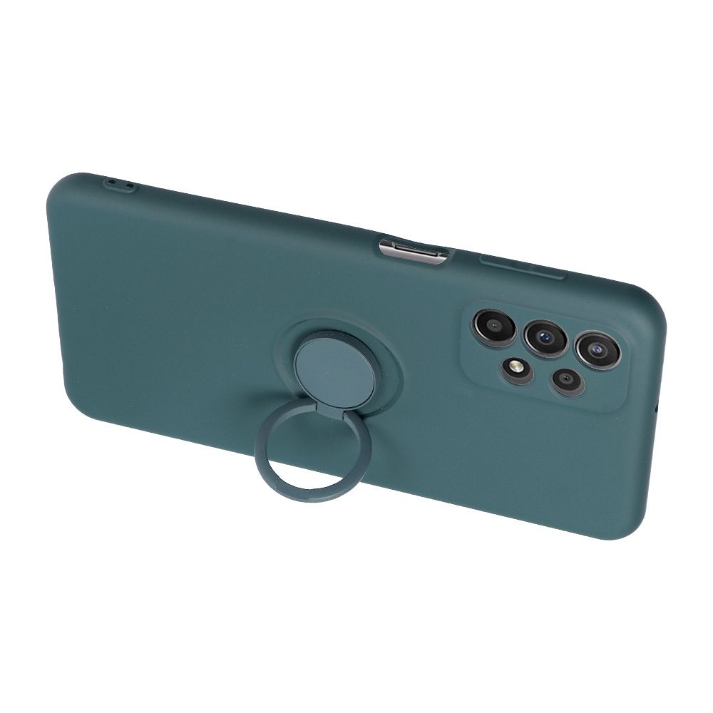 Viedtālruņa aizmugurējais vāciņš Samsung Galaxy A35 Silicone Ring case - Dažādās krāsās
