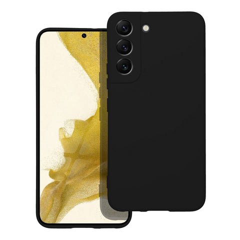Viedtālruņa aizmugurējais vāciņš Samsung Galaxy S22 Silicone Part - Melna