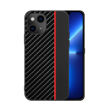Viedtālruņa aizmugurējais vāciņš Samsung Galaxy A04s Moto Carbon - Melna