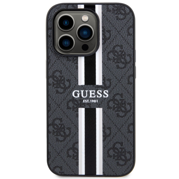 Viedtālruņa aizmugurējais vāciņš Apple iPhone 11 Printed Stripe - Melna