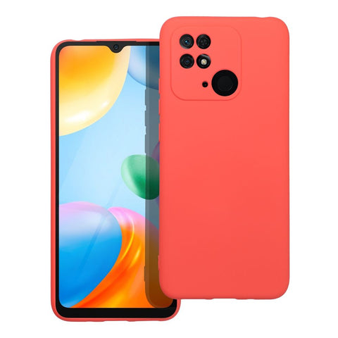 Viedtālruņa aizmugurējais vāciņš Xiaomi POCO C40 Silicone Lite case - Rozā