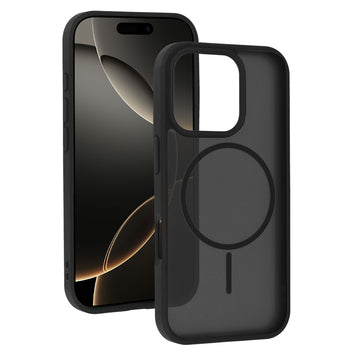Viedtālruņa aizmugurējais vāciņš Apple iPhone 16 Pro Magmat - Melna