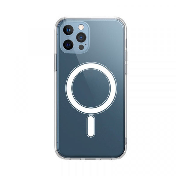 Viedtālruņa aizmugurējais vāciņš Apple iPhone 11 MagSafe CAMERA_PROTECTION - Caurspīdīga