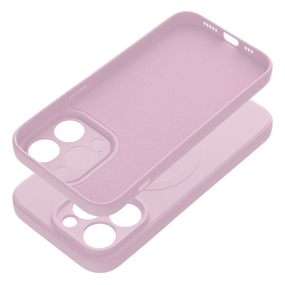 Viedtālruņa aizmugurējais vāciņš Apple iPhone 14 Pro Silicone Mag cover - Rozā