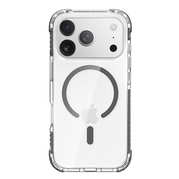 Viedtālruņa aizmugurējais vāciņš Apple iPhone 17 Pro Max Rock Crystal Mag - Melna,Caurspīdīga