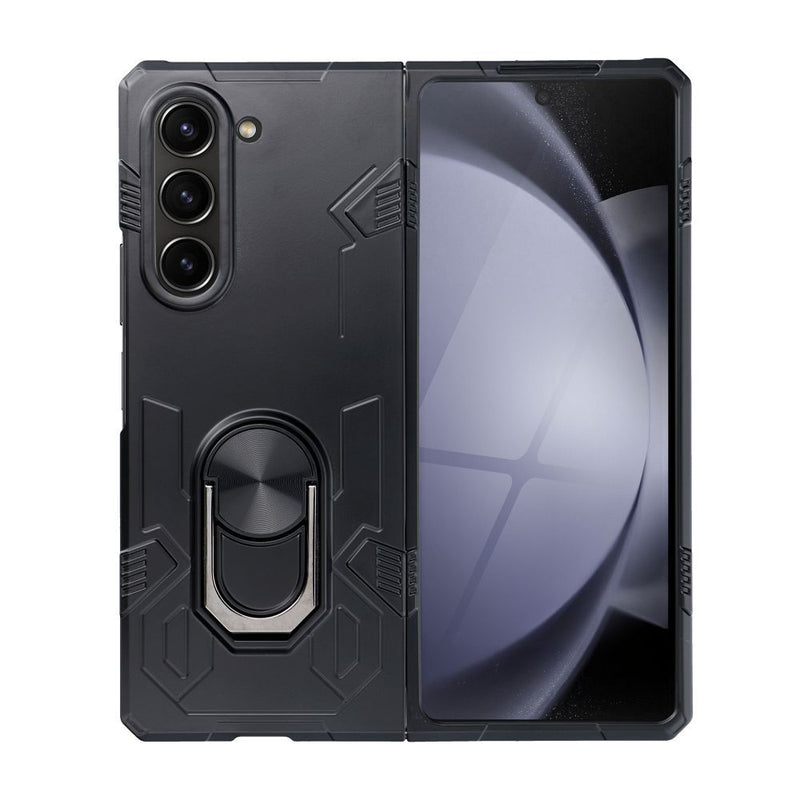 Viedtālruņa atveramais maciņš Samsung Galaxy Z Fold 5 Armor - Melna