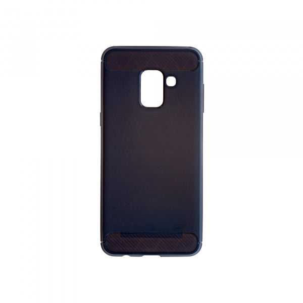 Viedtālruņa aizmugurējais vāciņš Samsung Galaxy A8 2018 Carbon - Pelēka