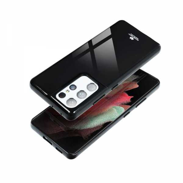 Viedtālruņa aizmugurējais vāciņš Apple iPhone 13 Pro Max Goospery Jelly - Melna