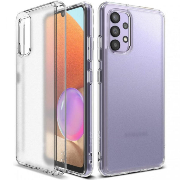 Viedtālruņa aizmugurējais vāciņš Samsung Galaxy A32 Fusion - Caurspīdīga