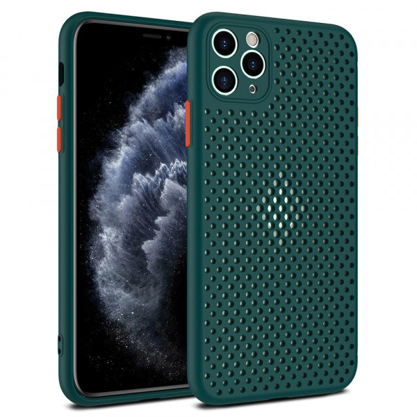 Viedtālruņa aizmugurējais vāciņš Apple iPhone 11 Breath - Zaļa