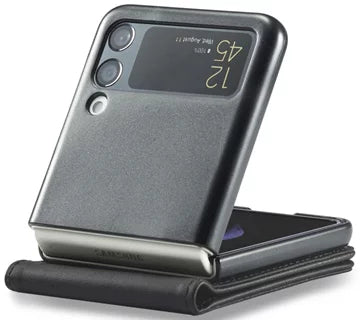 Viedtālruņa atveramais maciņš Samsung Galaxy Z Flip 4 Wallet - Melna