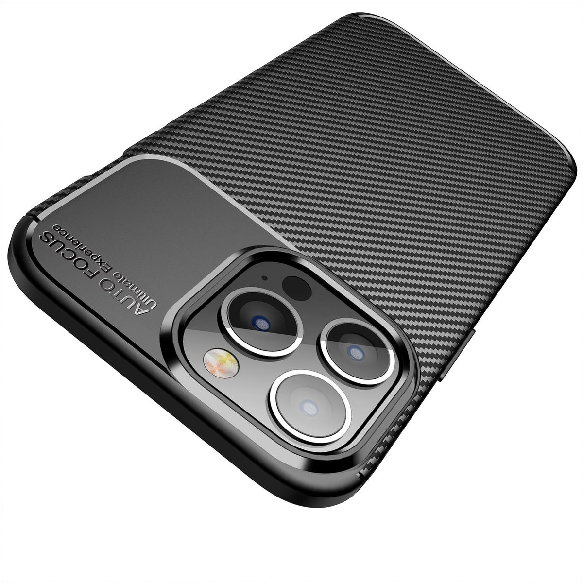 Viedtālruņa aizmugurējais vāciņš Apple iPhone 11 Carbon Case - Melna