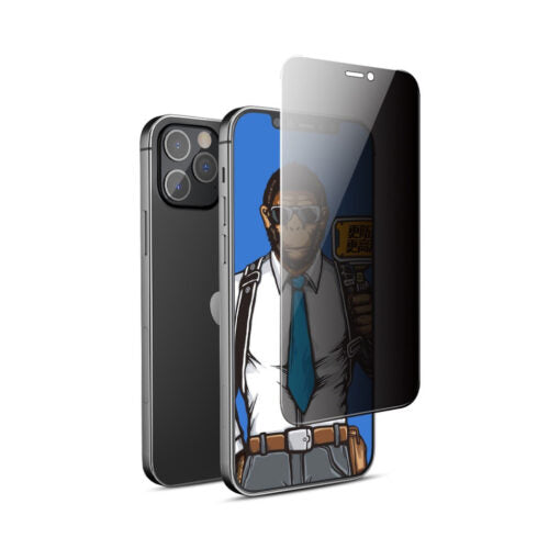 Viedtālruņa aizsargstikls Apple iPhone 15 Pro Mr Monkey Glass Strong Privacy