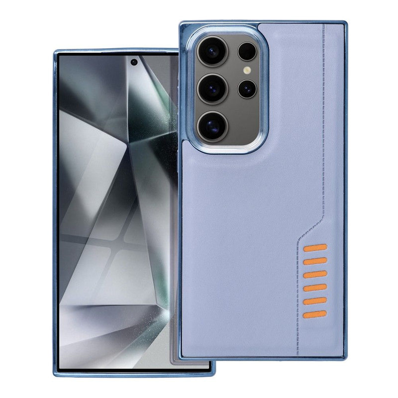 Viedtālruņa aizmugurējais vāciņš Samsung Galaxy S24 Ultra Milano Case - Zila