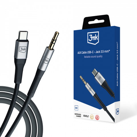 Audio kabelis 3MK USB-C USB-A