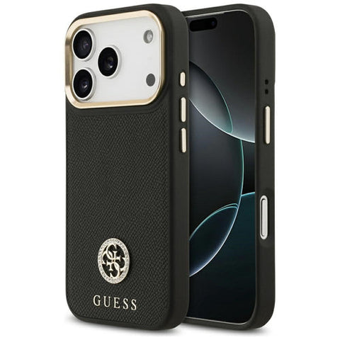Apple iPhone 17 Pro Grained Mag - Melna