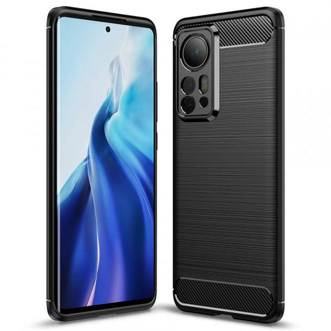 Apple iPhone 12 Pro Premium Carbon - Melna