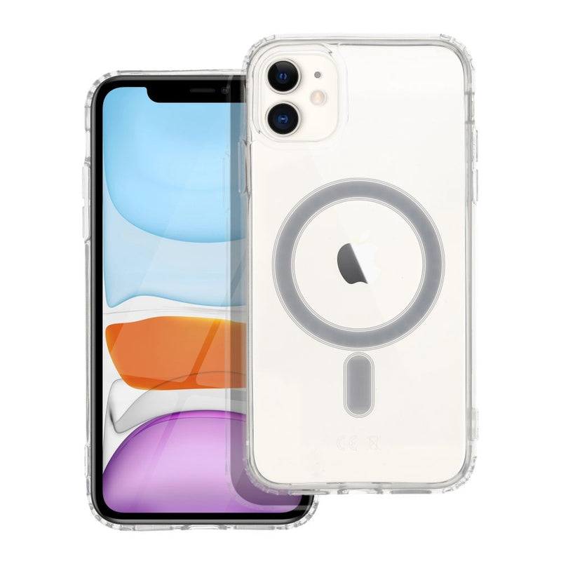 Viedtālruņa aizmugurējais vāciņš Apple iPhone 11 MagSafe BACK_CASE - Caurspīdīga