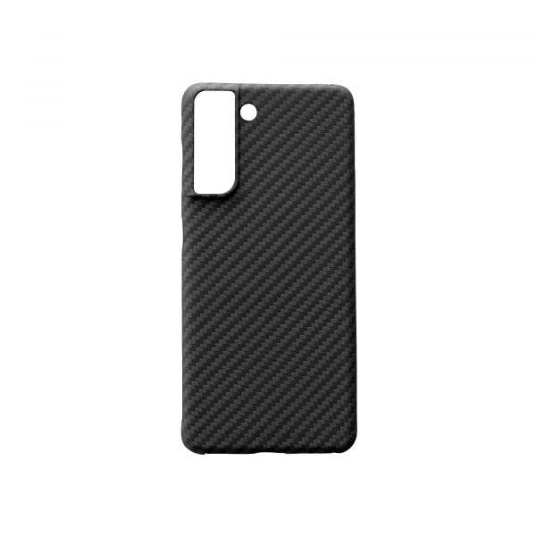 Viedtālruņa aizmugurējais vāciņš Samsung Galaxy S21 Daw Carbon - Melna