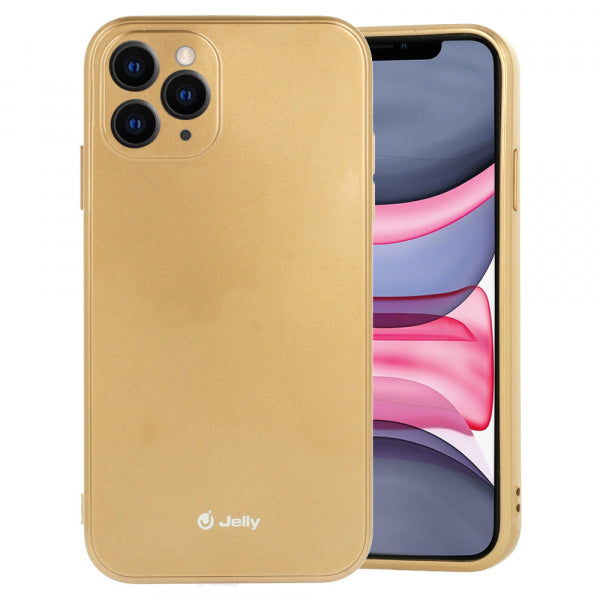 Viedtālruņa aizmugurējais vāciņš Samsung Galaxy A53 Jelly - Zelta