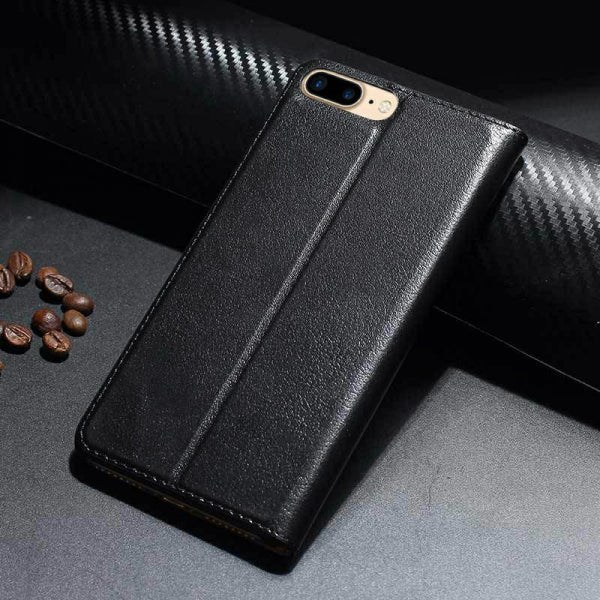 Viedtālruņa atveramais maciņš Samsung Galaxy S10 Smart Look - Melna