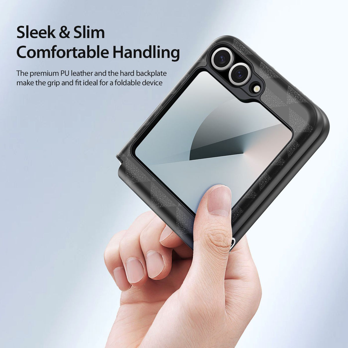 Viedtālruņa atveramais maciņš Samsung Galaxy Z Flip 7 Fe Bril Case - Melna