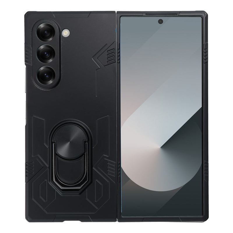 Viedtālruņa aizmugurējais vāciņš Samsung Galaxy Z Fold 6 Armor - Melna
