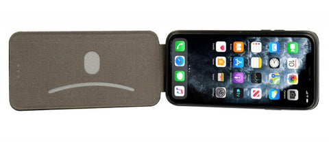 Viedtālruņa atveramais maciņš Xiaomi Redmi 9c Flexi Elegance - Melna