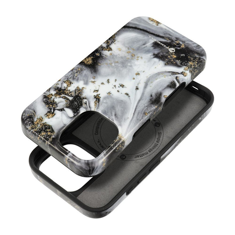 Viedtālruņa aizmugurējais vāciņš Apple iPhone 16 Protect - Pelēka,Sudraba
