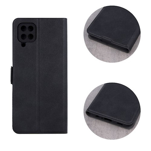 Viedtālruņa atveramais maciņš Apple iPhone 12 Smart Velvet - Melna