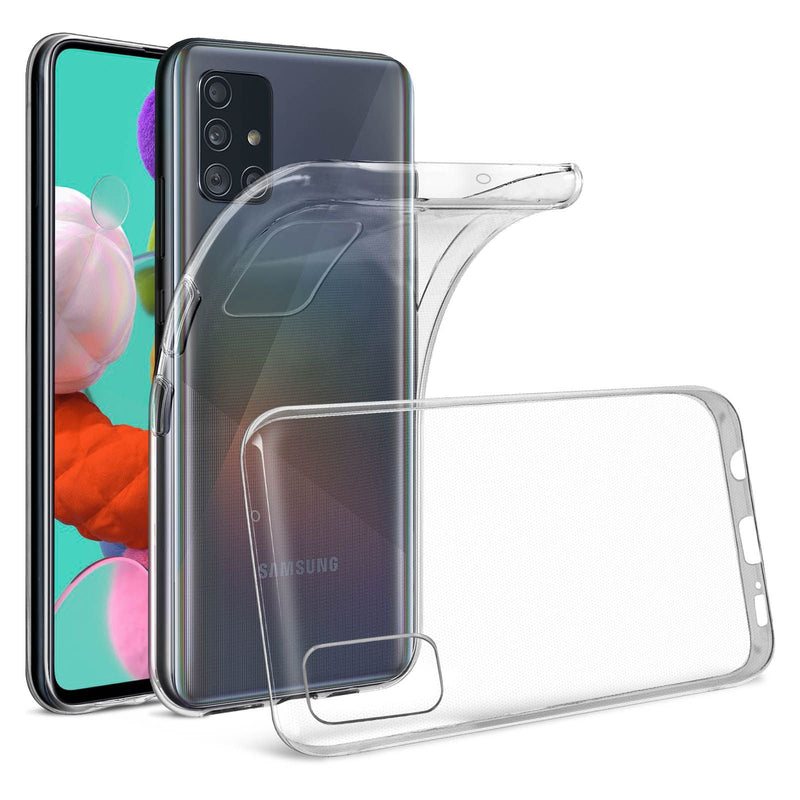 Viedtālruņa aizmugurējais vāciņš Samsung Galaxy A51 Clear Case 2MM - Caurspīdīga