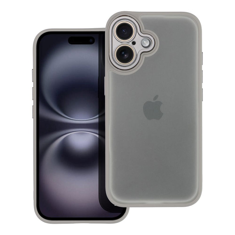 Viedtālruņa aizmugurējais vāciņš Apple iPhone 16 Variete Case - Pelēka