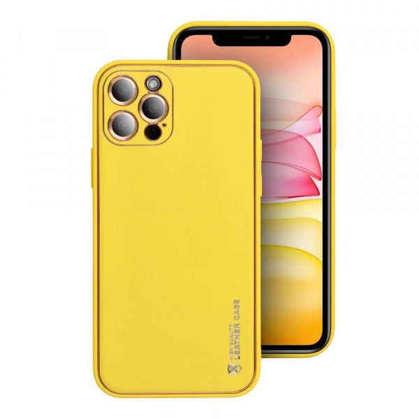 Viedtālruņa aizmugurējais vāciņš Apple iPhone 15 Pro Leather - Dažādās krāsās