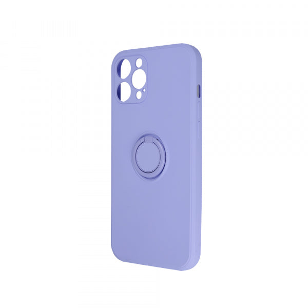 Viedtālruņa aizmugurējais vāciņš Apple iPhone X Finger Grip - Purpura