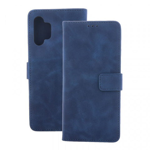 Viedtālruņa atveramais maciņš Samsung Galaxy A15 Smart Velvet - Jūras zila