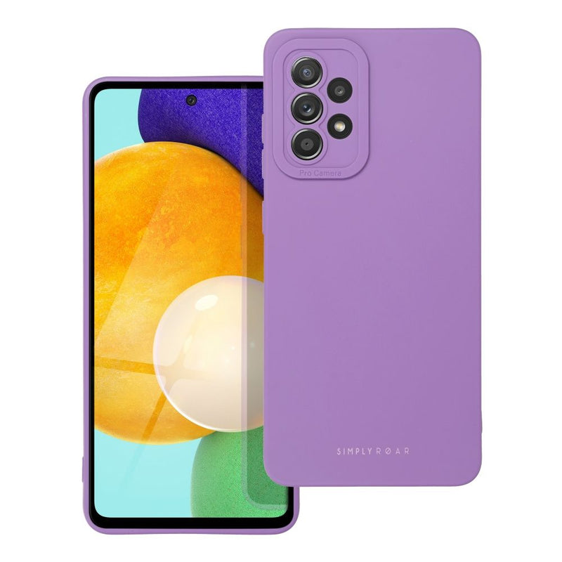 Viedtālruņa aizmugurējais vāciņš Samsung Galaxy A52 Luna - Violeta