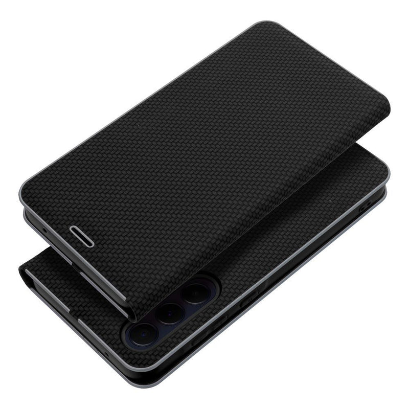 Viedtālruņa atveramais maciņš Samsung Galaxy S22 Ultra Luna - Melna