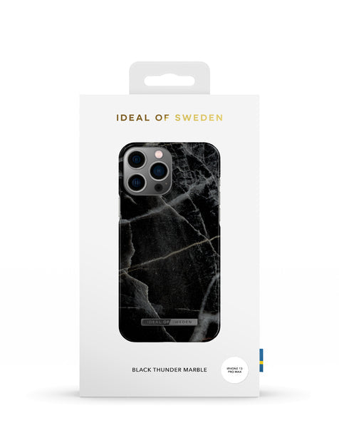 Viedtālruņa aizmugurējais vāciņš Apple iPhone 12 Pro Max Black Thunder Marble - Dažādās krāsās