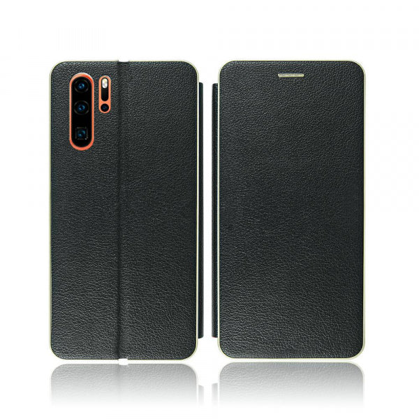 Viedtālruņa atveramais maciņš Samsung Galaxy S10 Frame Book - Melna