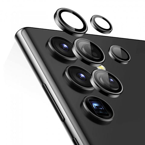 Viedtālruņa kameras aizsargstikls Samsung Galaxy S23 Ultra Eye Protection Sep - Melna