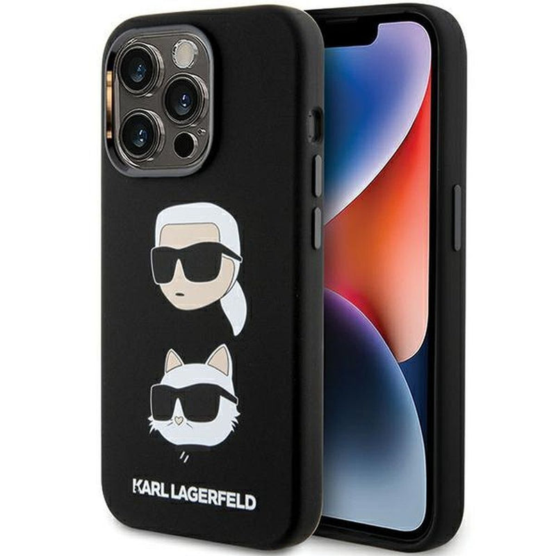 Viedtālruņa aizmugurējais vāciņš Apple iPhone 15 Pro Klhcp15lsdhkcnk - Melna